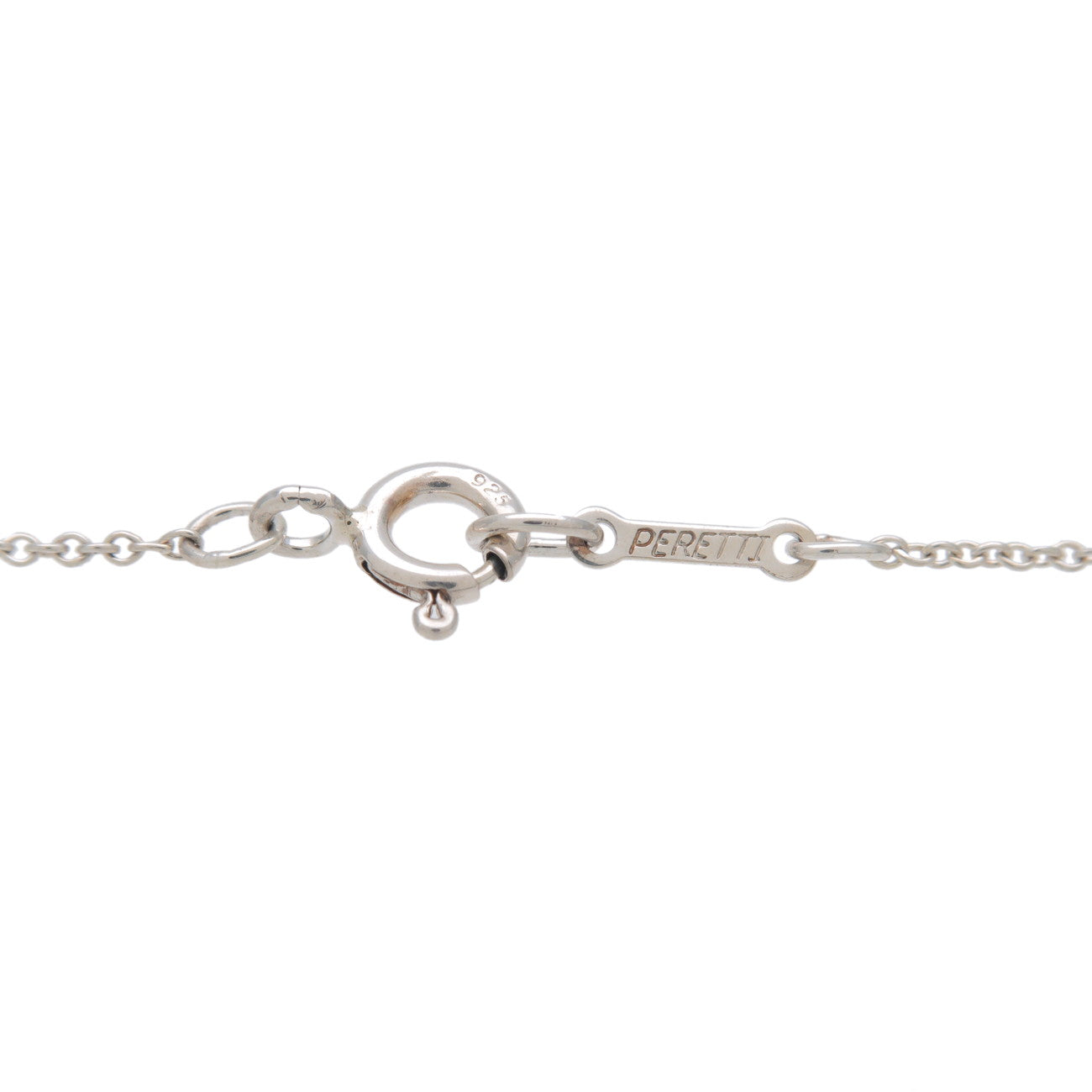 Tiffany&Co. Bean Charm Necklace Medium SV925 Silver