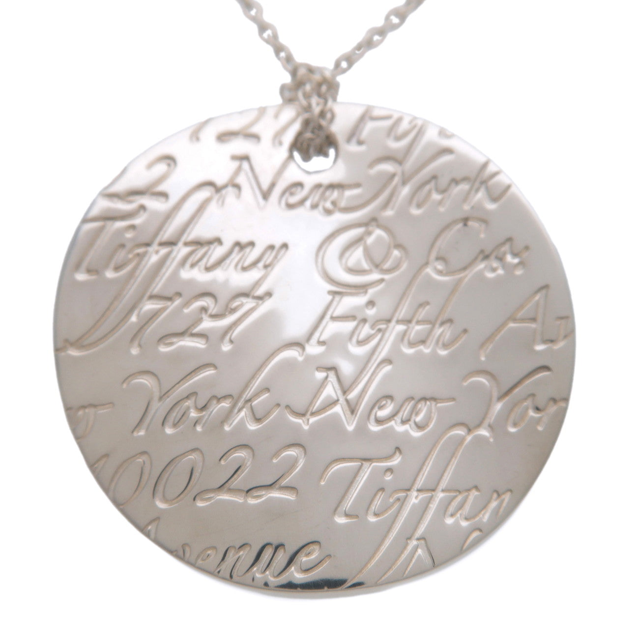 Tiffany&Co.-Notes-Round-Tag-Necklace-Pendant-Silver-SV925