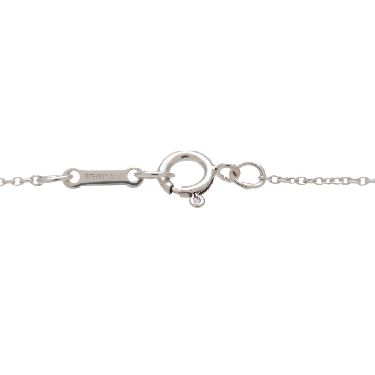 Tiffany&Co. Bean Charm Necklace Medium SV925 Silver