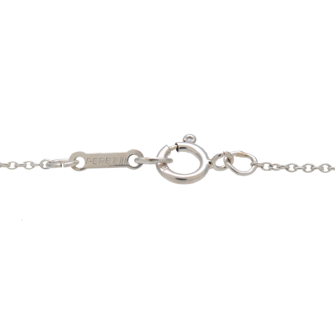 Tiffany&Co. Bean Charm Necklace Medium SV925 Silver