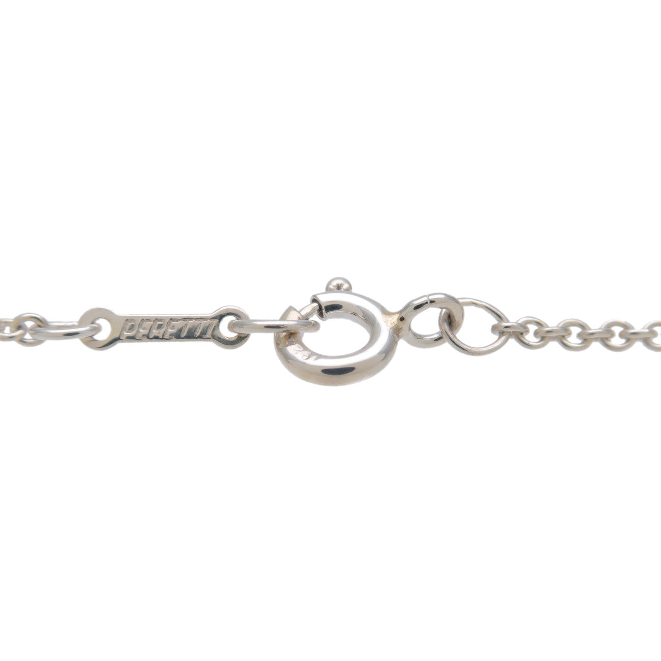 Tiffany&Co. Bean Charm Necklace Medium SV925 Silver