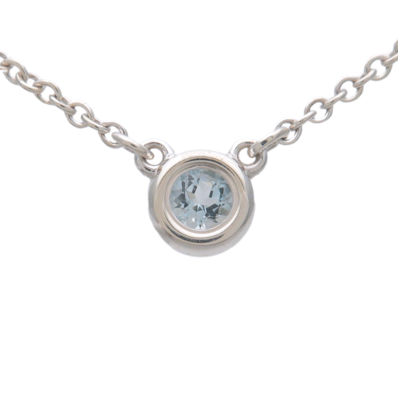 Tiffany&Co.-By-the-Yard-1P-Aquamarine-Necklace-0.13ct-Silver