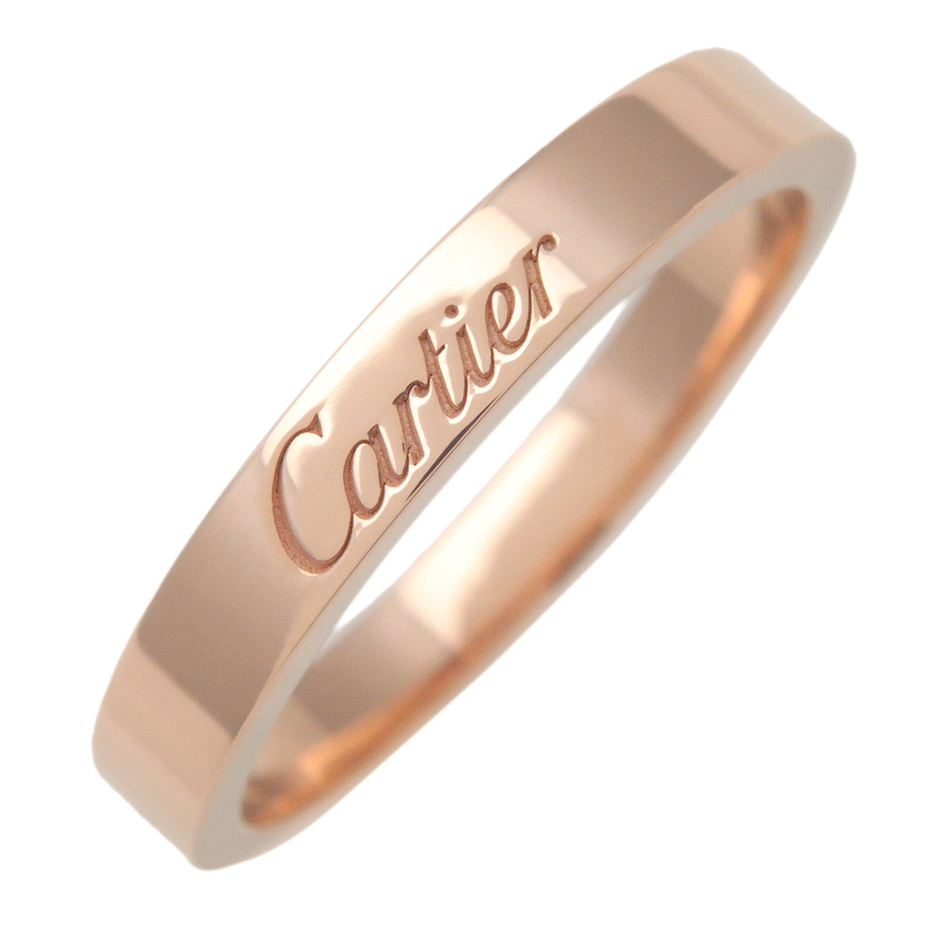 Cartier-Engraved-Ring-K18-750PG-Rose-Gold-#54-US7-EU53.5-HK15