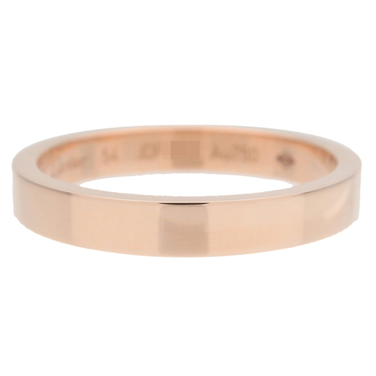 Cartier Engraved Ring K18 750PG Rose Gold #54 US7 EU53.5 HK15