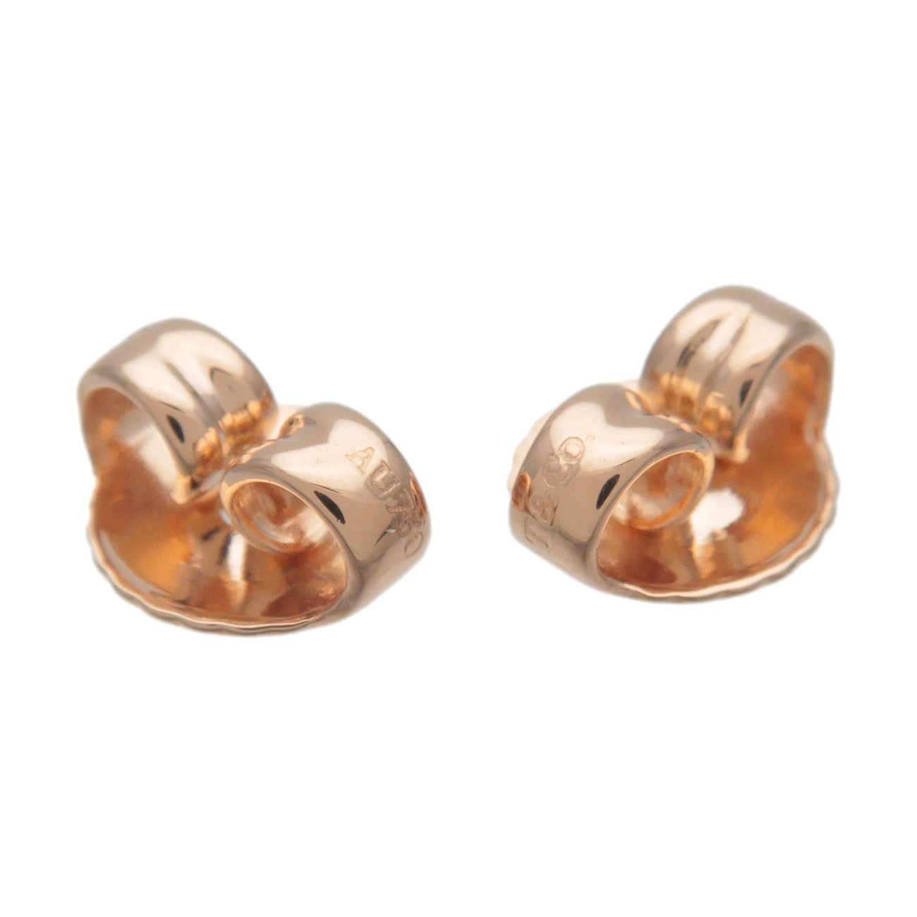 Tiffany&Co. Open Heart Earrings K18YG 750PG Rose Gold