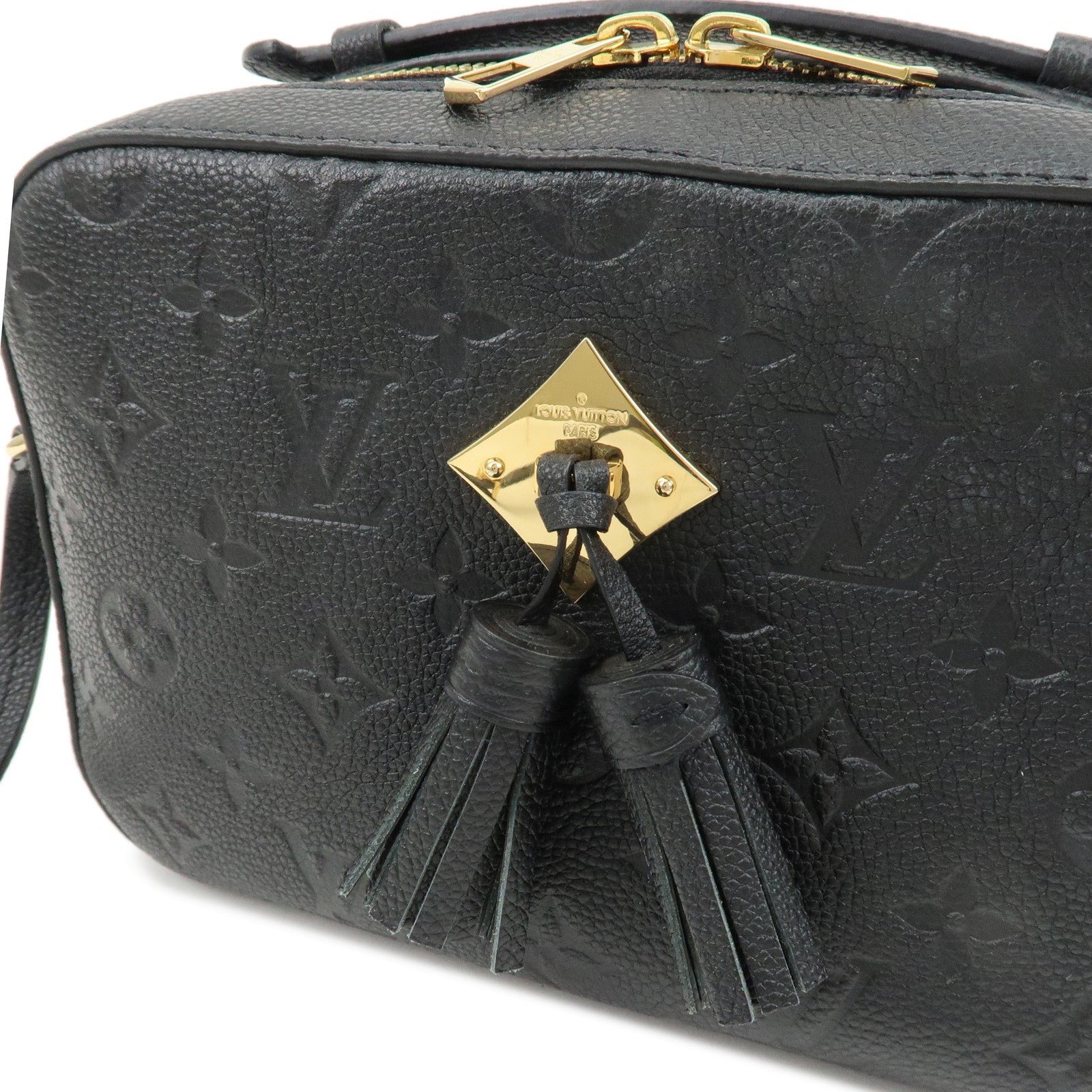 Louis Vuitton Monogram Empreinte Saintonge ShoulderBag M44593 Noir