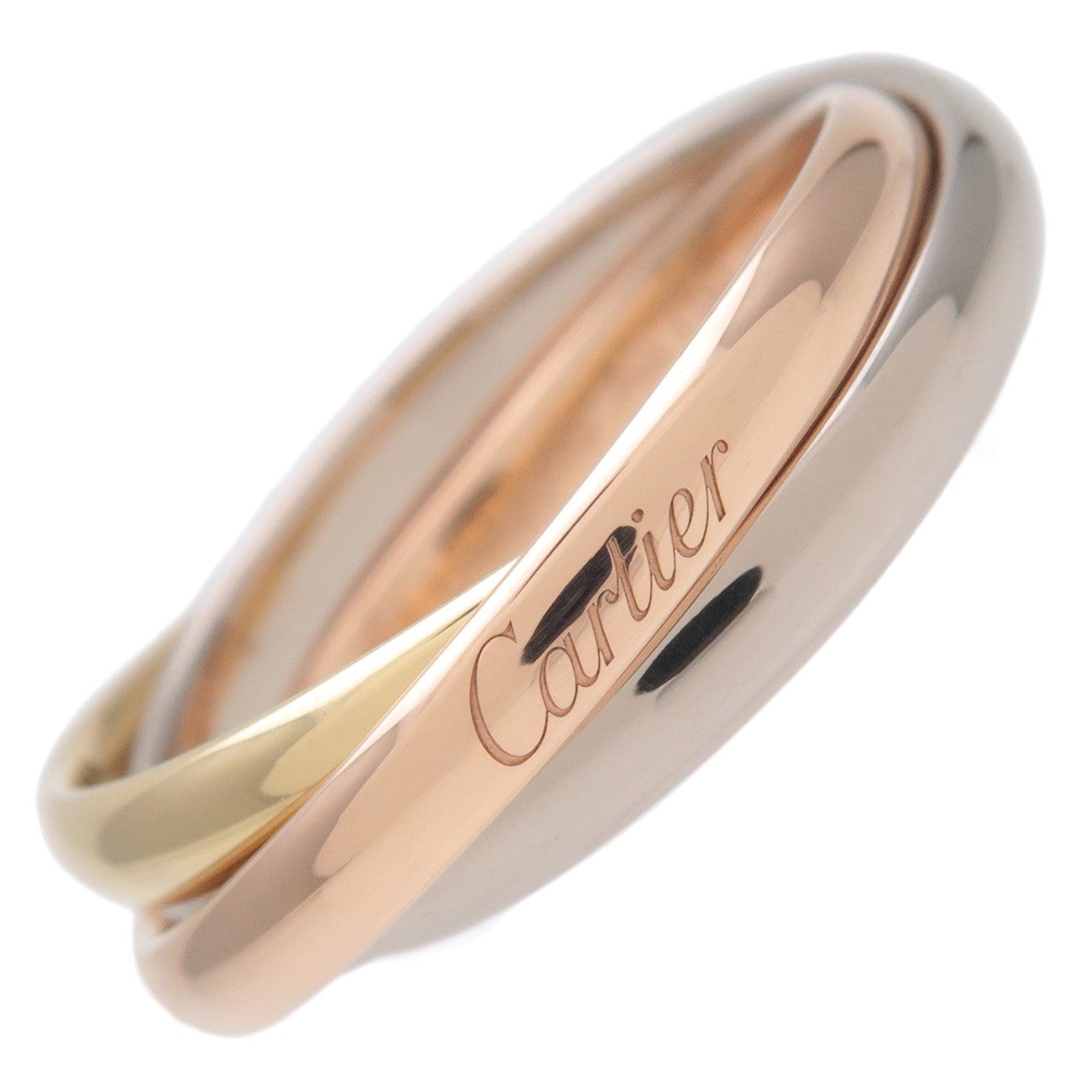 Cartier-Trinity-Ring-SM-K18-750YG/WG/PG-#51-US5.5-6-EU51