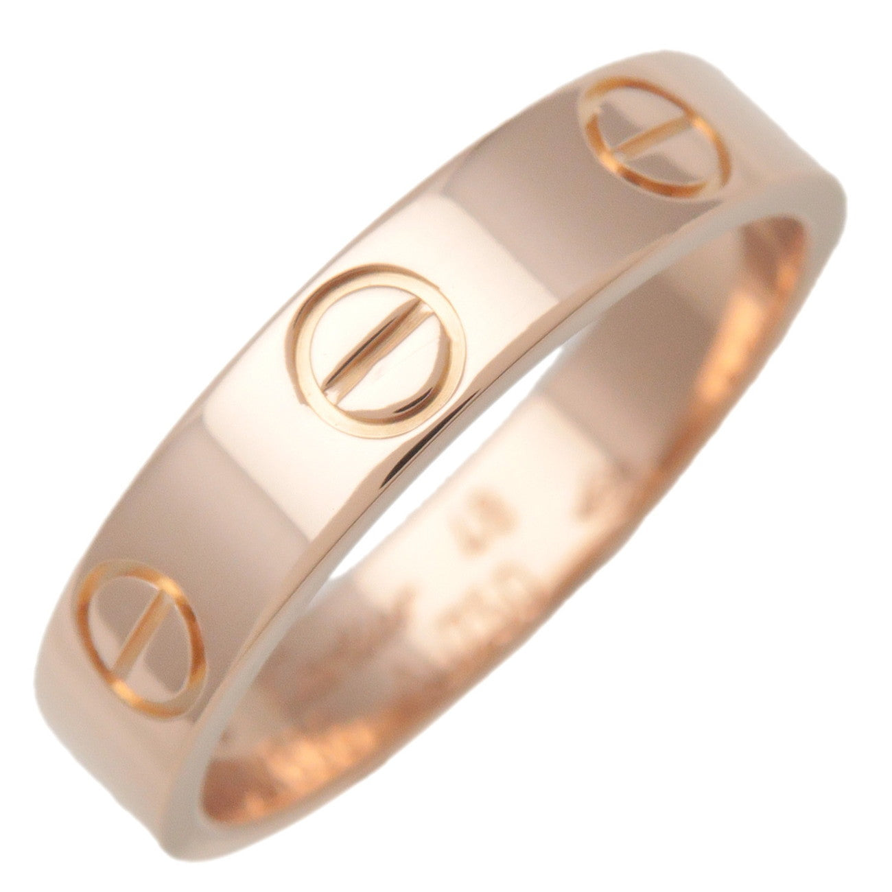 Cartier-Mini-Love-Ring-K18-750PG-Rose-Gold-#48-US4.5-EU48-HK9.5