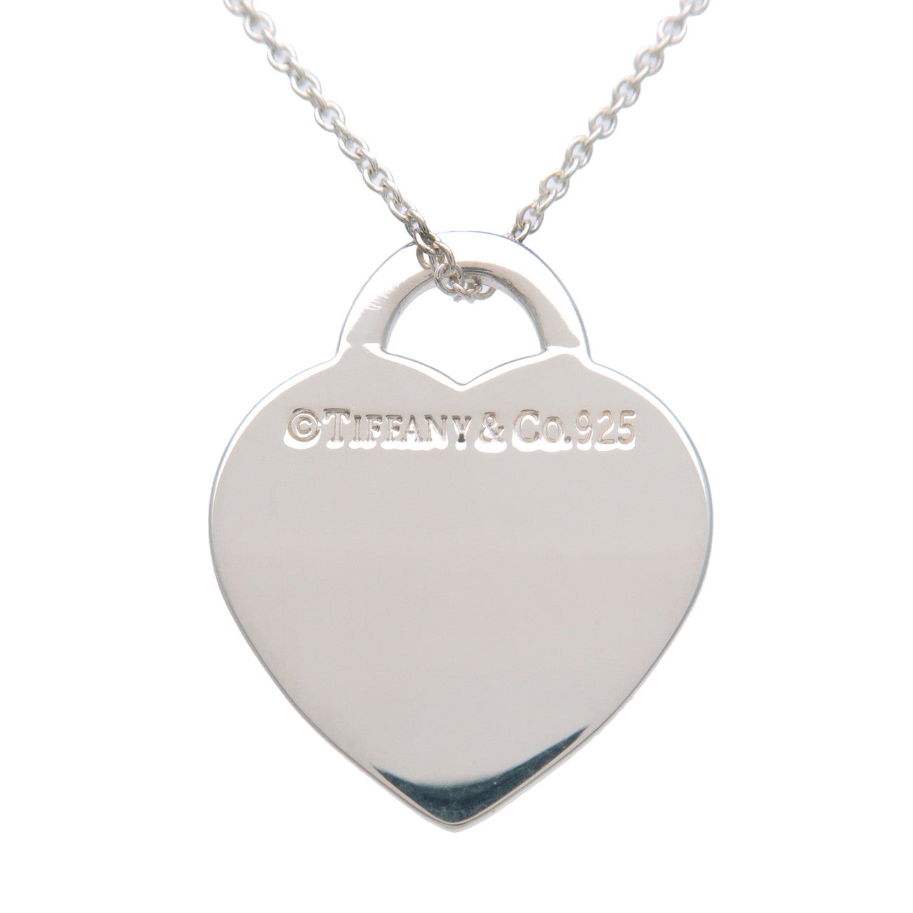 Tiffany&Co. Return to Tiffany Heart Tag Necklace SV925 SIlver Used