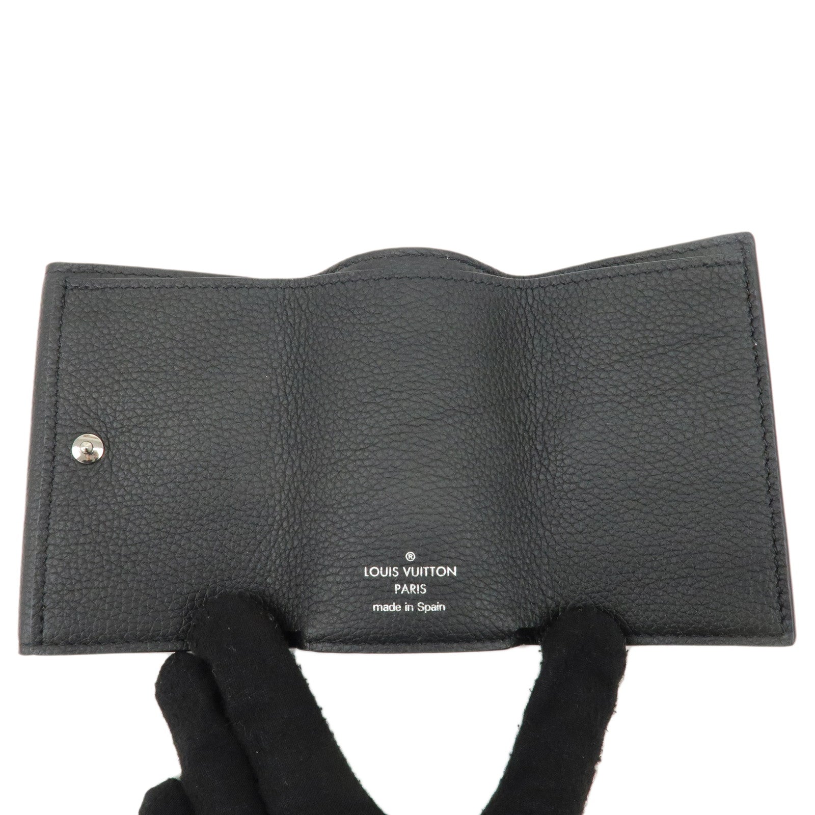 Louis Vuitton Lock Me Portefeuille Lock Mini Wallet Noir M63921