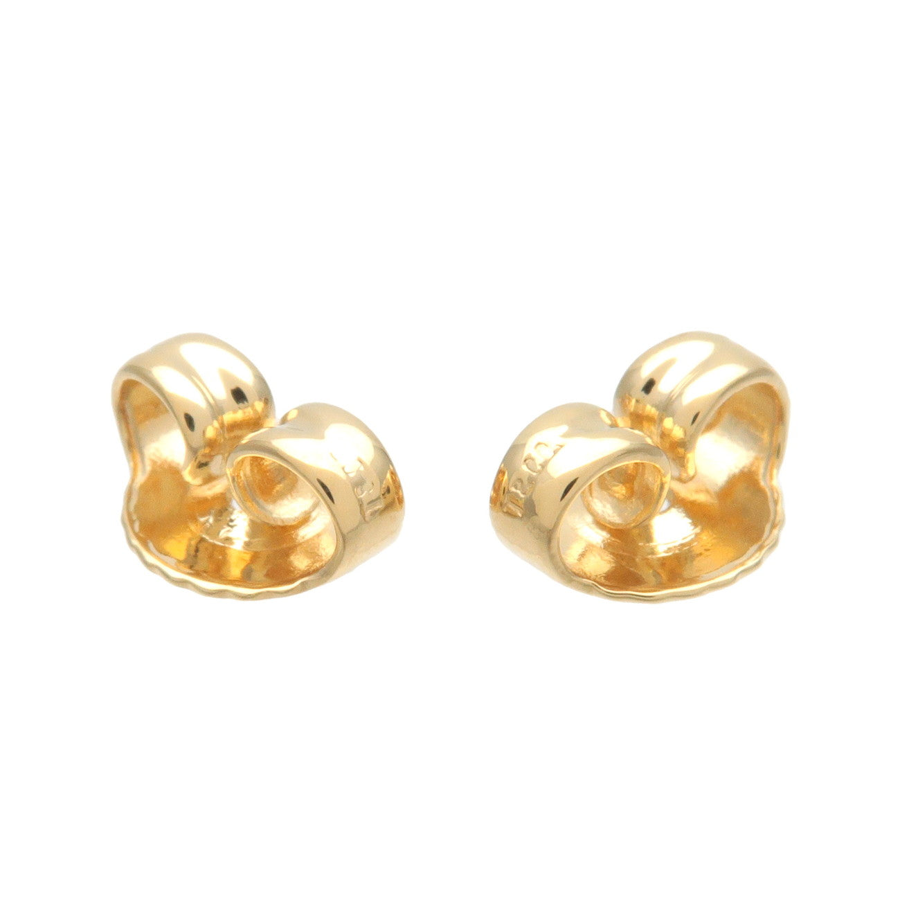 Tiffany&Co. Bean Earrings K18YG 750YG Yellow Gold