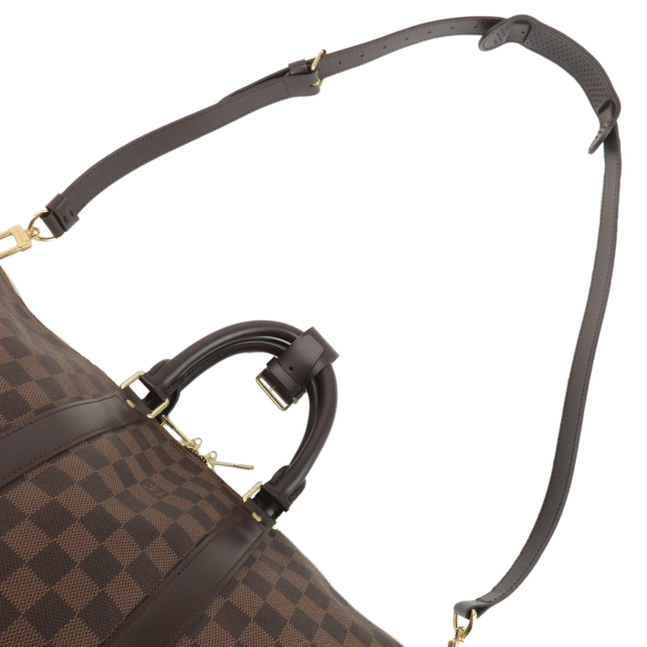 Louis Vuitton Damier Keep All Bandouliere 45 Boston Bag N41428