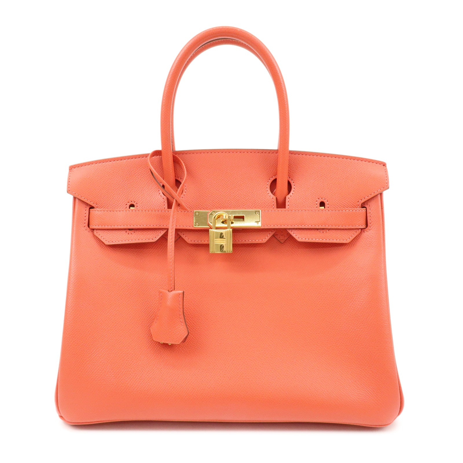 HERMES-Veau-Epsom-Birkin-30-T-Stamped-Hand-Bag-Rouge-Pivoine