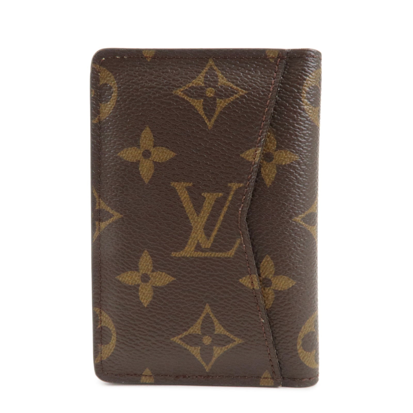 Louis Vuitton Monogram Organizer de Poche Card Case Brown M60502 Used