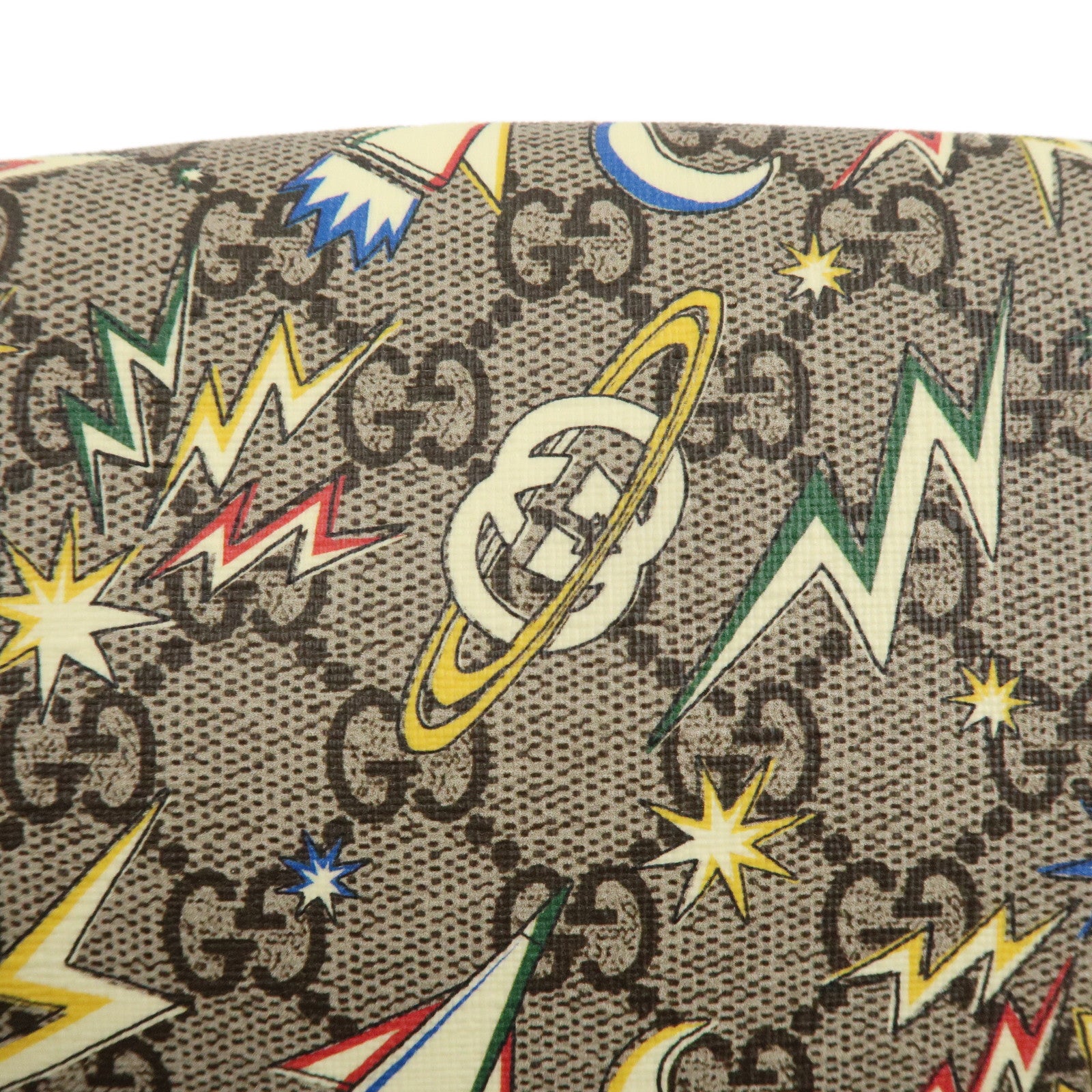 GUCCI Children
s GG Supreme Space Body Bag Waist Bag 502095 Used