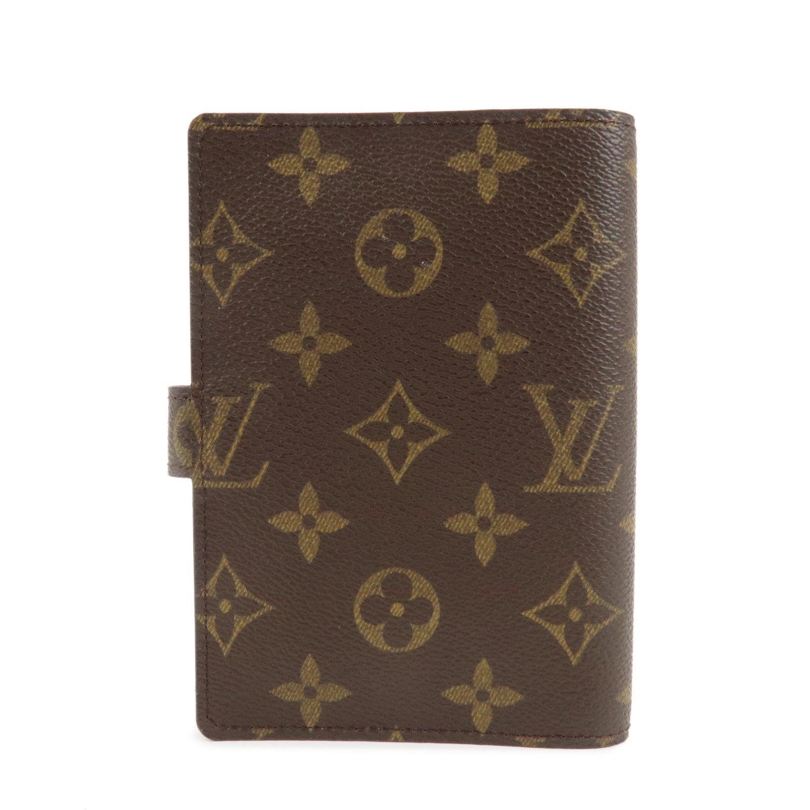 Louis Vuitton Monogram Agenda PM Planner Cover Brown R20005 Used