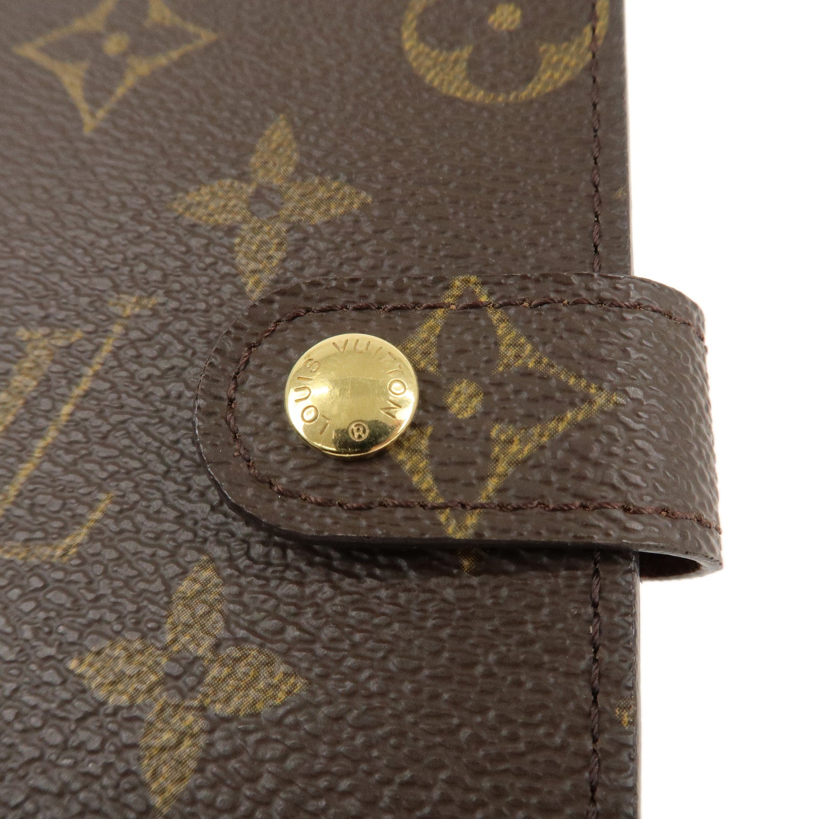 Louis Vuitton Monogram Agenda PM Planner Cover Brown R20005 Used