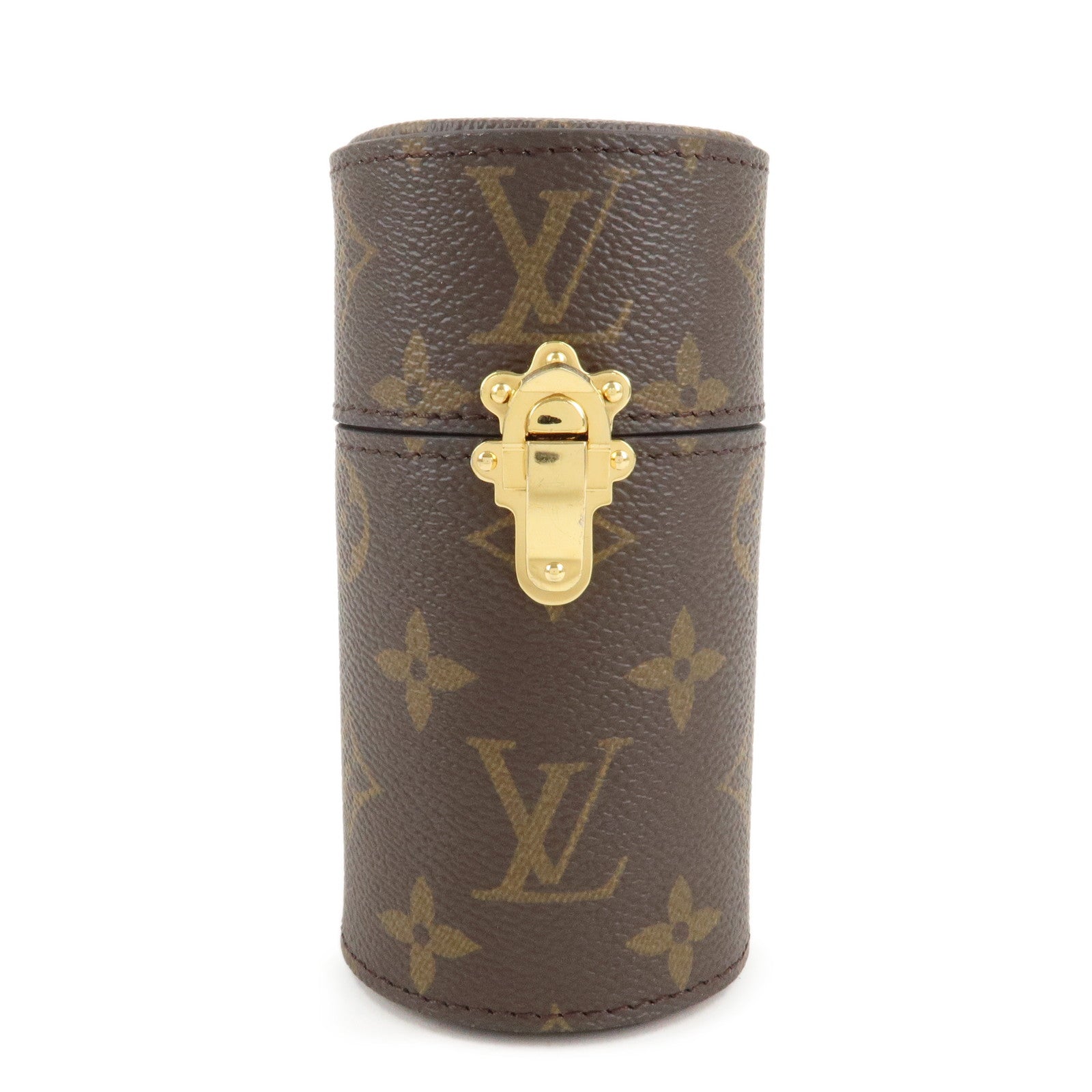 Louis-Vuitton-Monogram-Perfume-Case-Travel-Case-Brown-LS0154