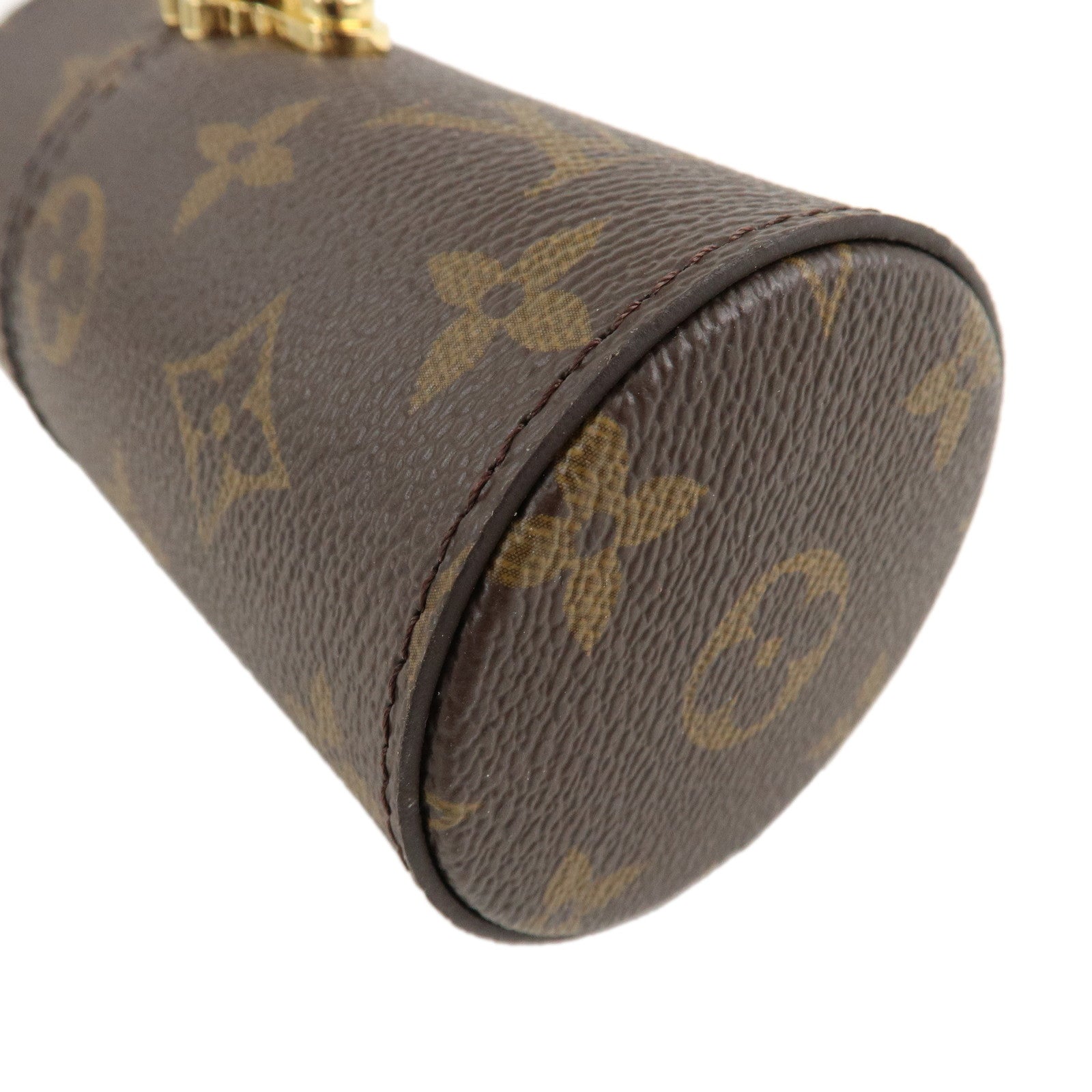 Louis Vuitton Monogram Perfume Case Travel Case Brown LS0154 Used