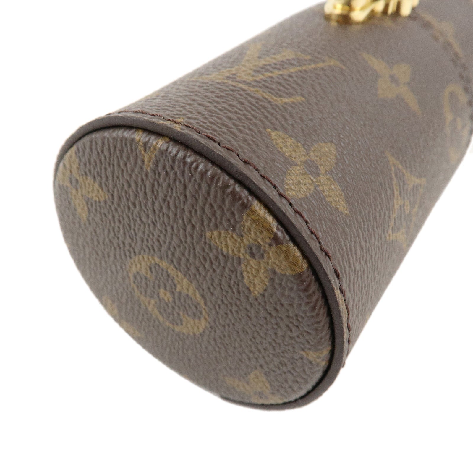 Louis Vuitton Monogram Perfume Case Travel Case Brown LS0154 Used