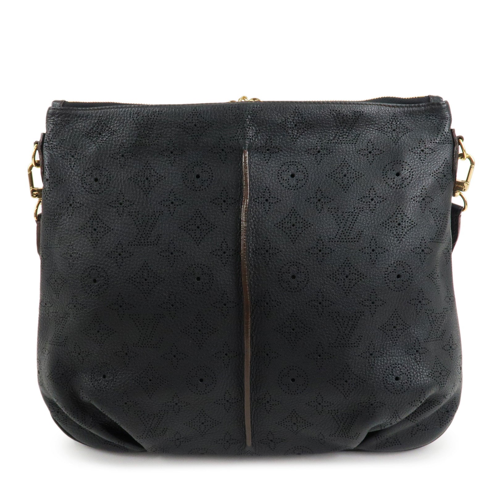 Louis Vuitton Monogram Mahina Selene PM Shoulder Bag Noir M94035 Used