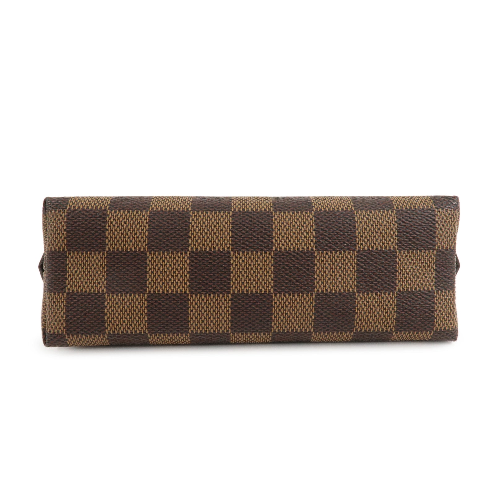 Louis Vuitton Damier Pochette Cosmetic Pouch Brown N47516 Used