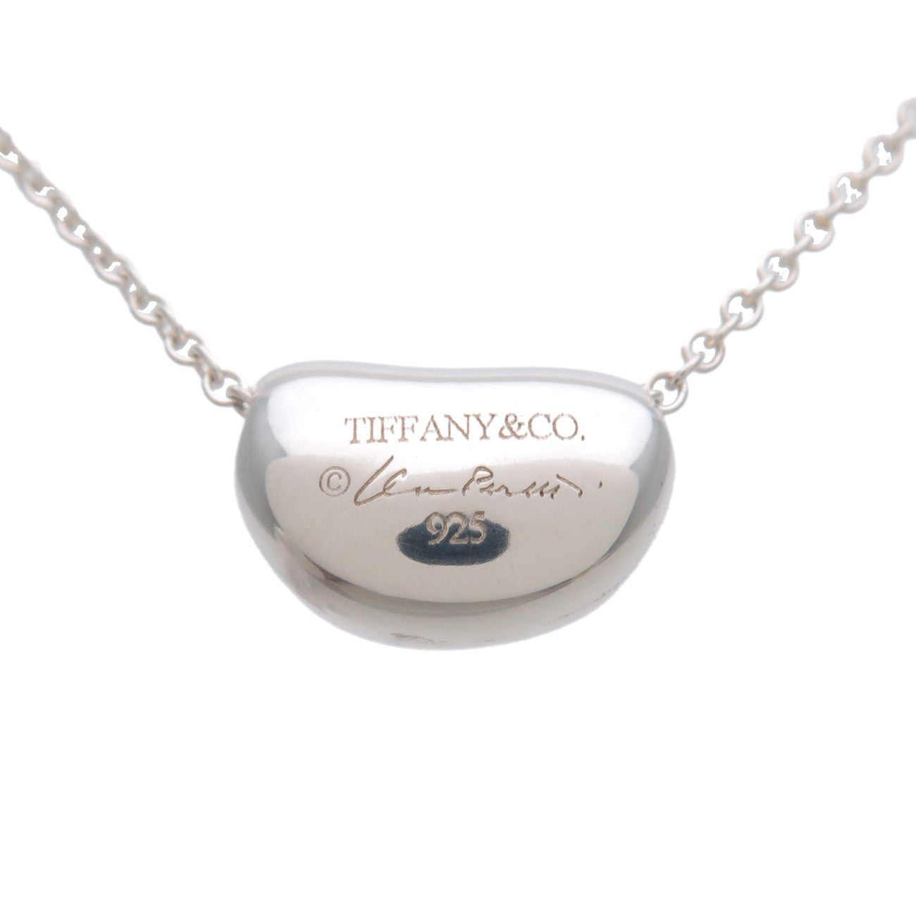 Tiffany&Co. Bean Necklace Small SV925 Silver Used