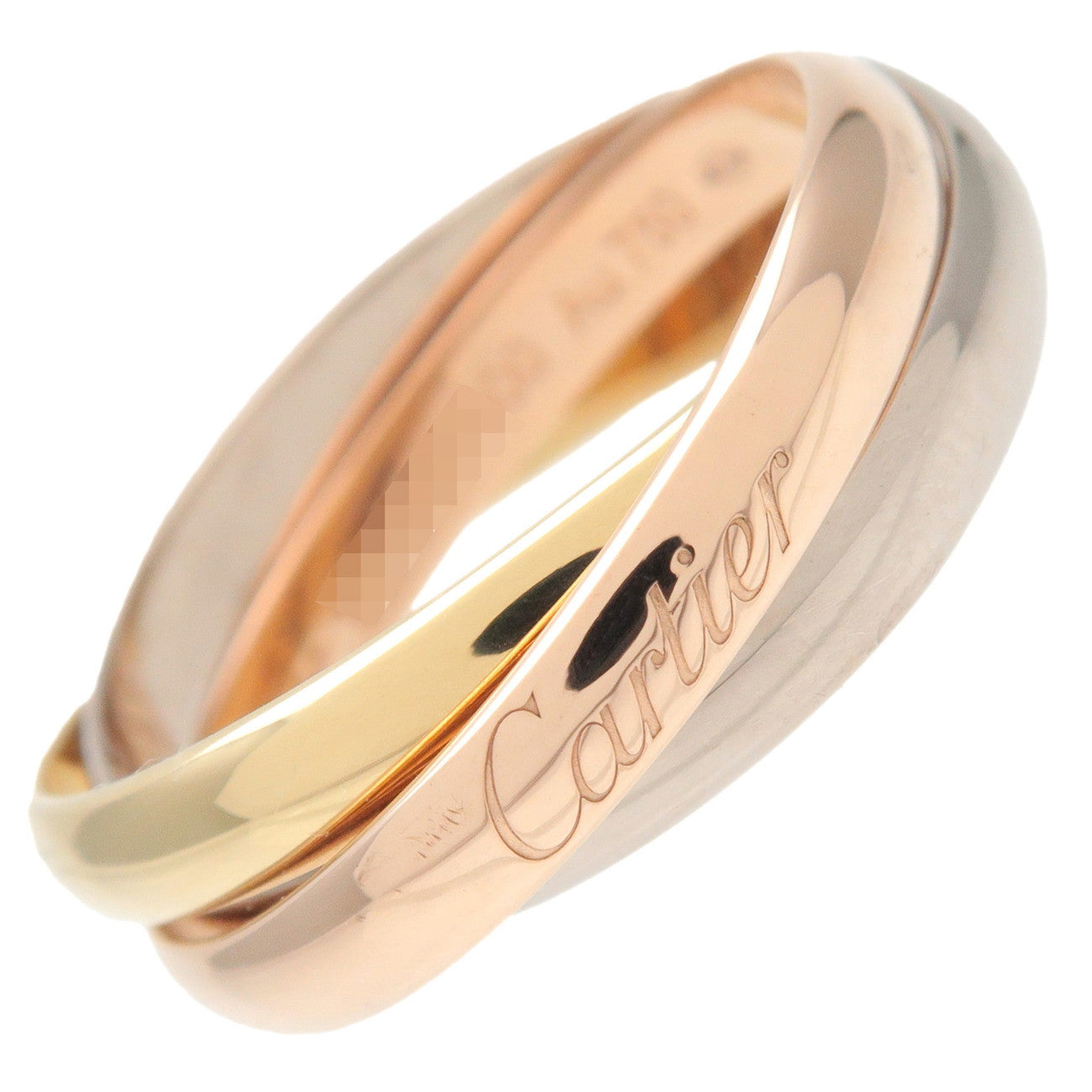 Cartier-Trinity-Ring-SM-K18-750YG/WG/PG-#50-US5.5-EU50-HK12