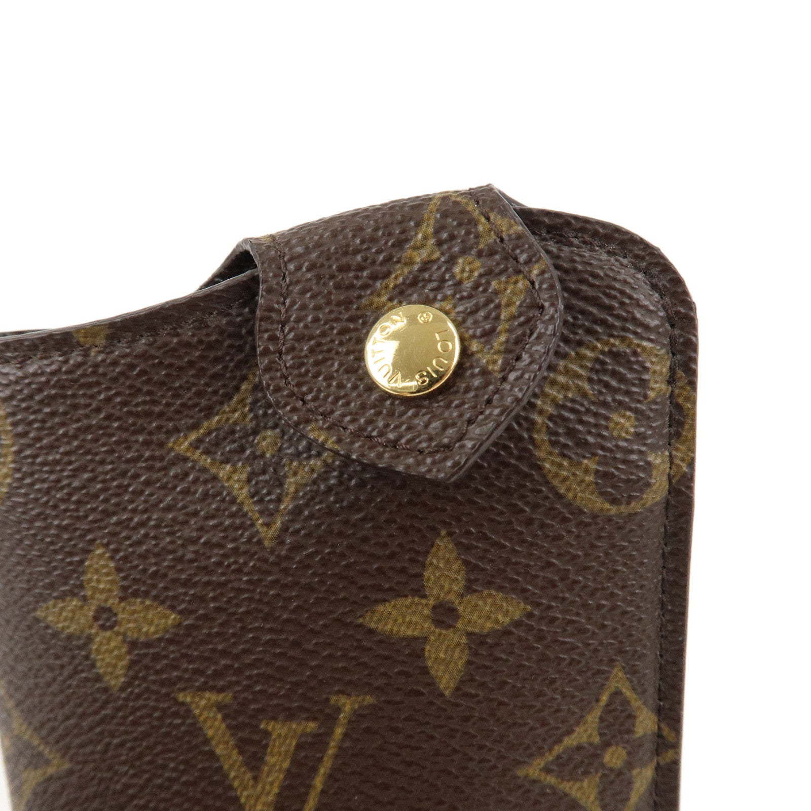 Louis Vuitton Monogram etui a lunettes MM Glasses Case M66544 Used