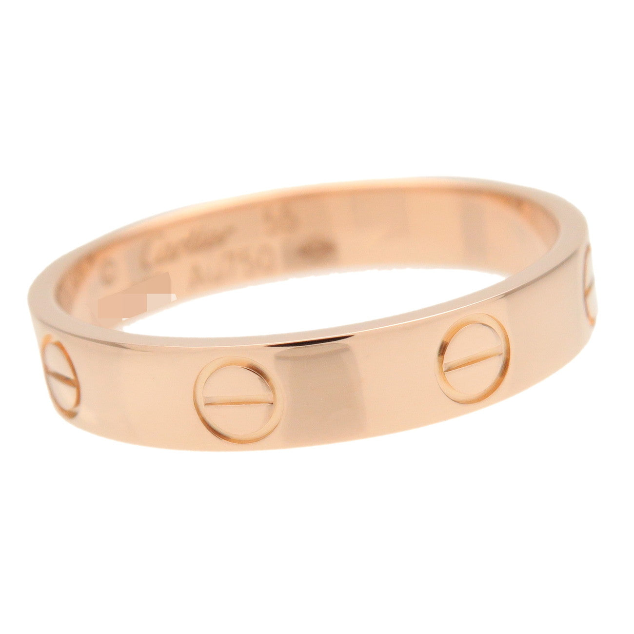 Cartier Mini Love Ring K18 750PG Rose Gold #55 US7-7.5 EU54.5 HK16