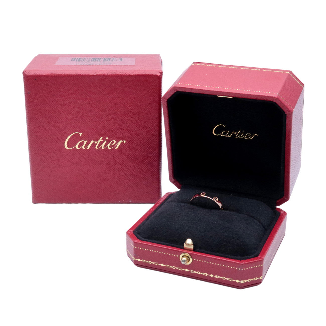 Cartier Mini Love Ring K18 750PG Rose Gold #55 US7-7.5 EU54.5 HK16