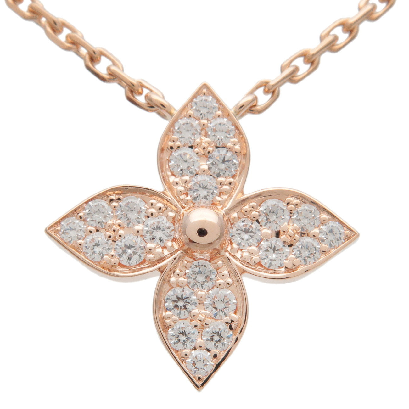 Louis-Vuitton-Pendantif-Star-Blossom-Diamond-Necklace-K18PG-Q93521