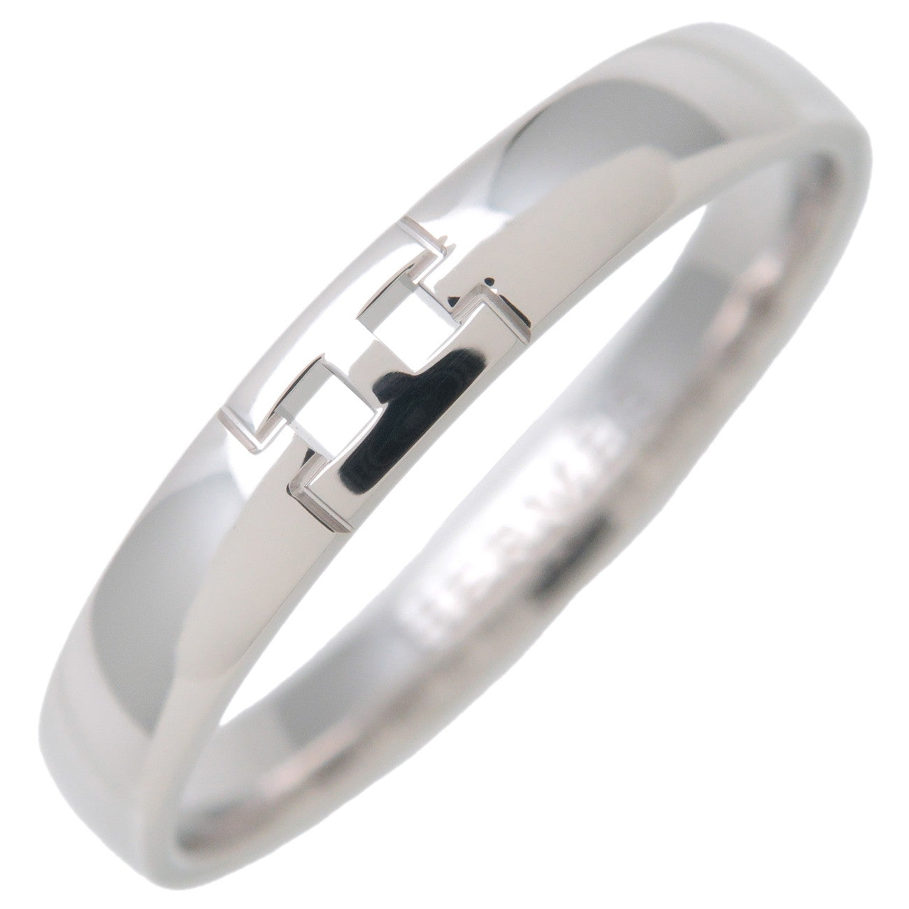 HERMES-Ever-Hercules-Ring-K18WG-White-Gold-#62-US10-EU61.5