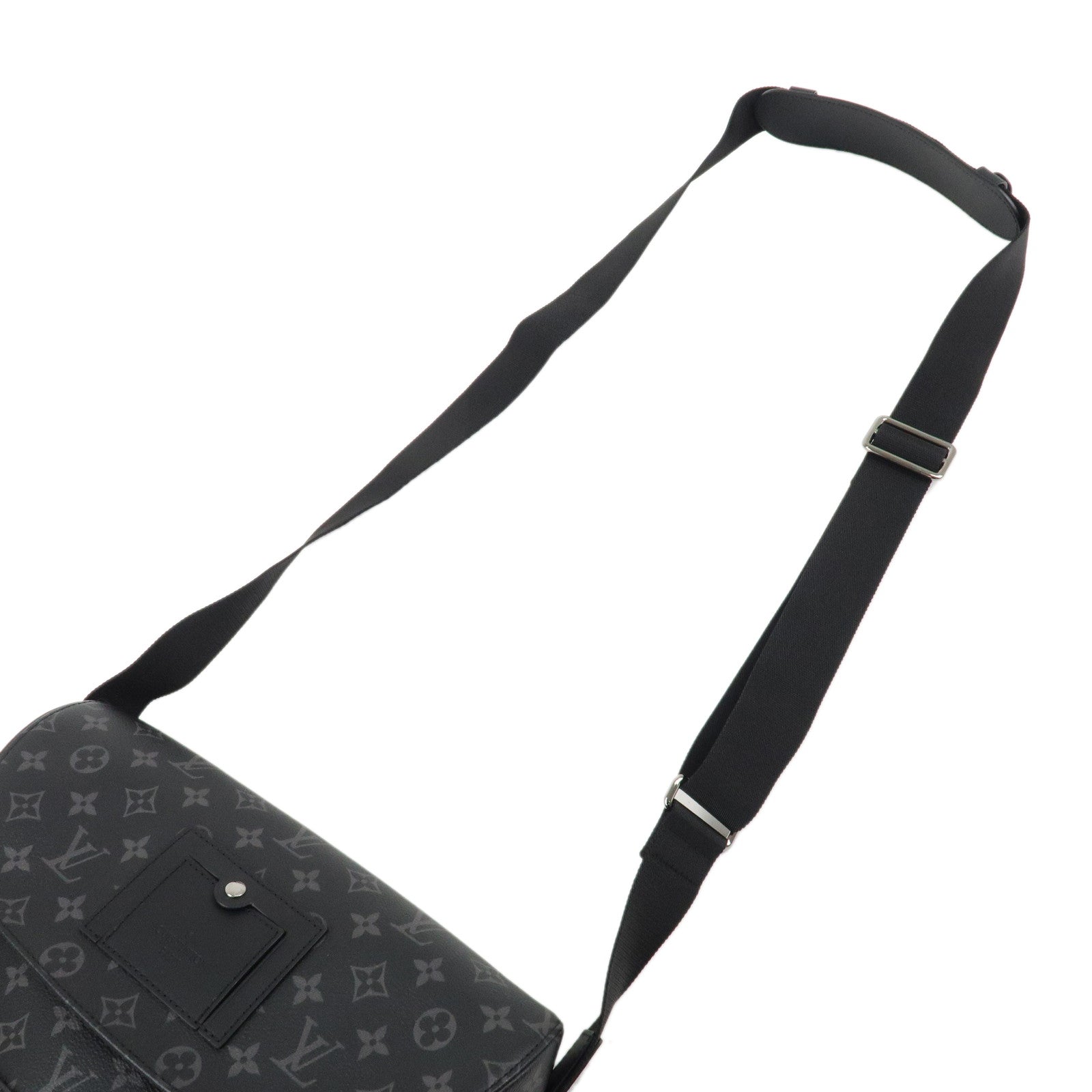 Louis Vuitton Monogram Eclipse Messenger Voyage PM Black M40511 Used