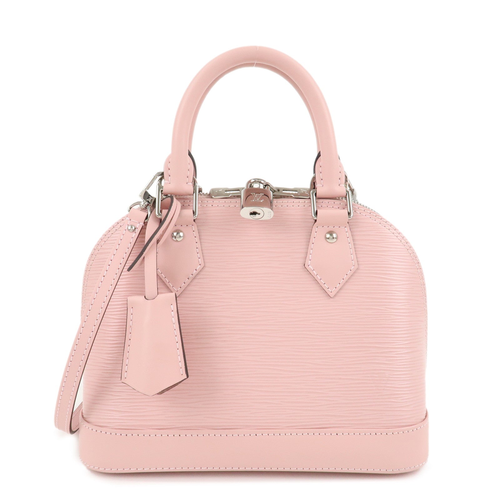 Louis-Vuitton-Epi-Alma-BB-2Way-Hand-Bag-Rose-Ballerine-M41327