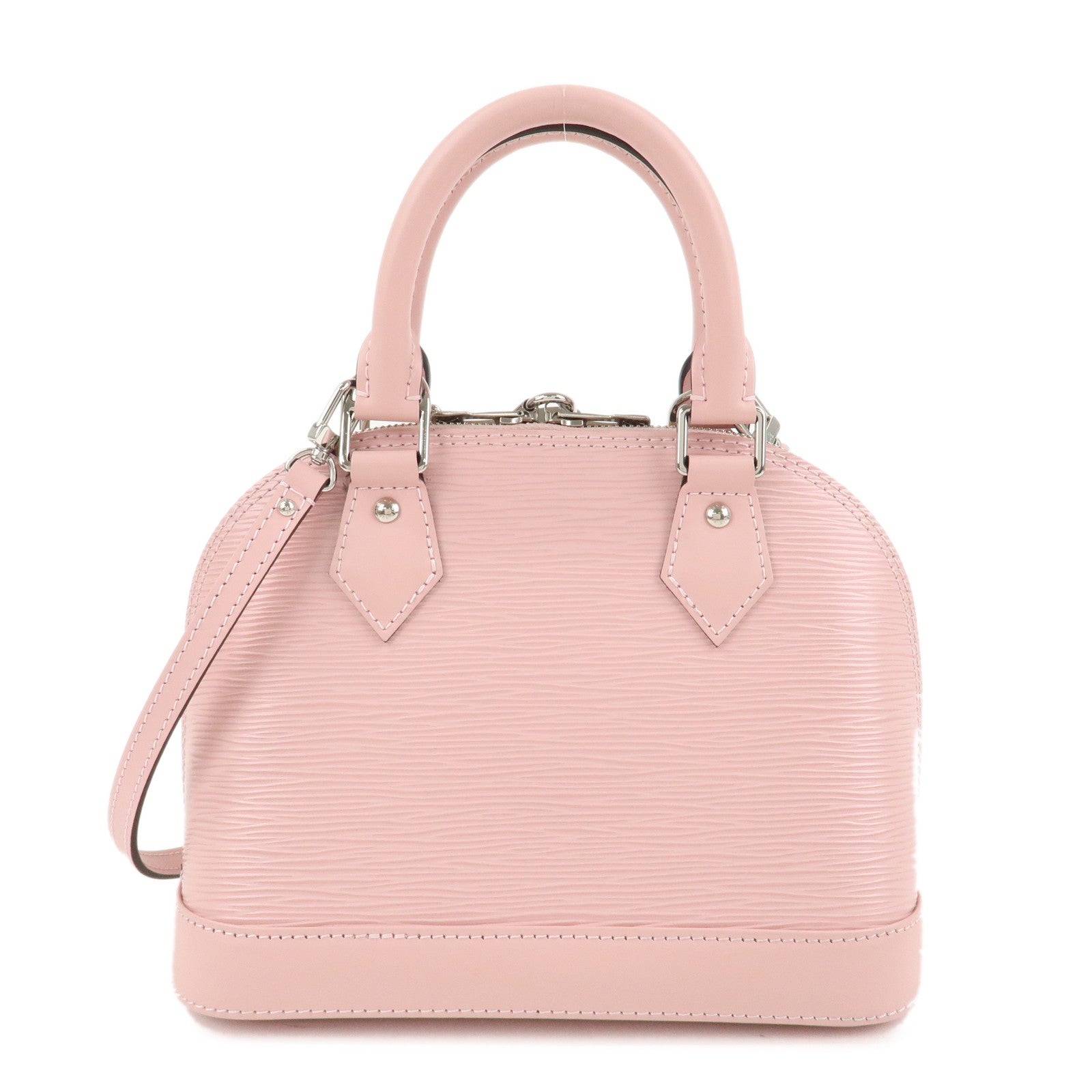 Louis Vuitton Epi Alma BB 2Way Hand Bag Rose Ballerine M41327