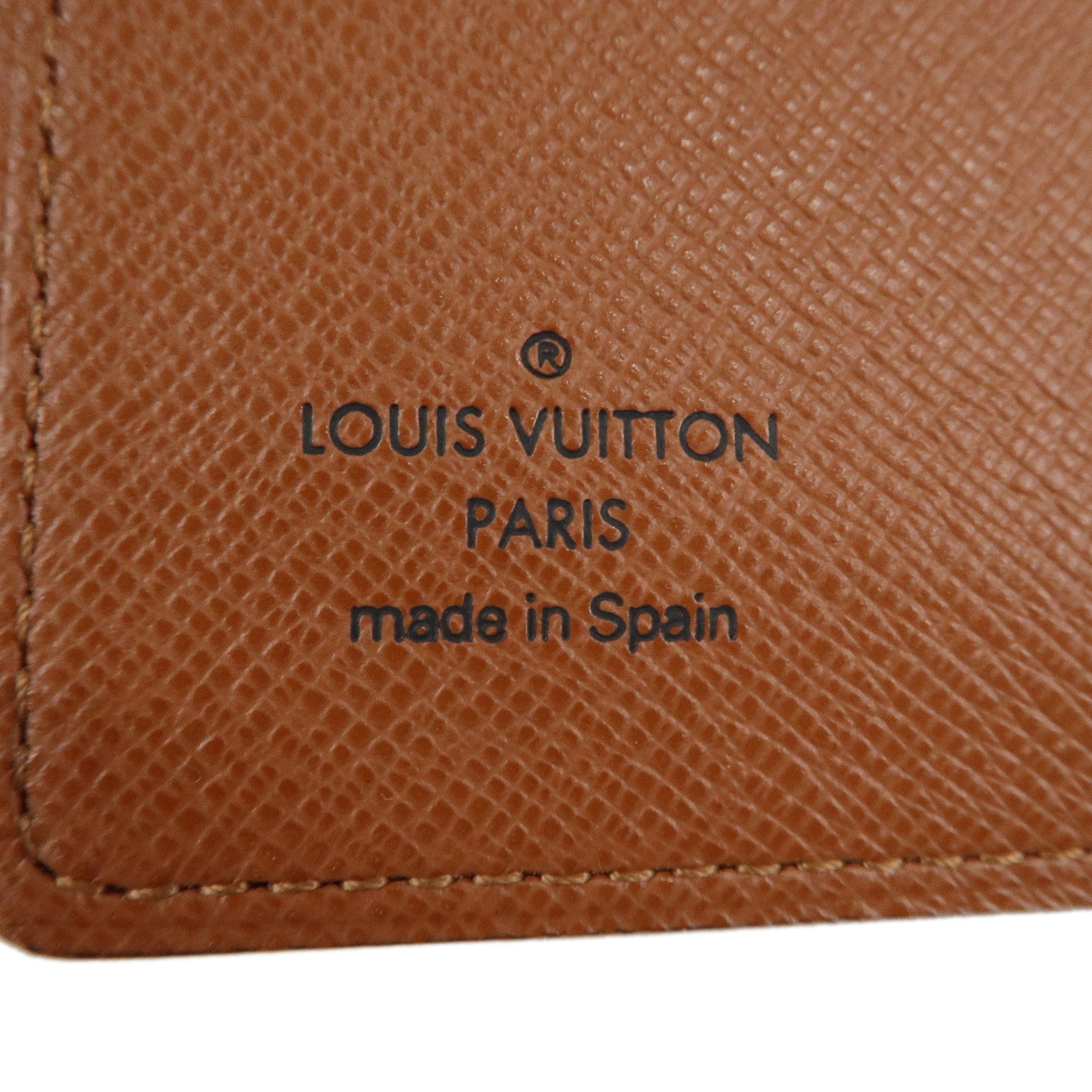 Louis Vuitton Monogram Pochette Photo Picture Holder Brown M58817 Used