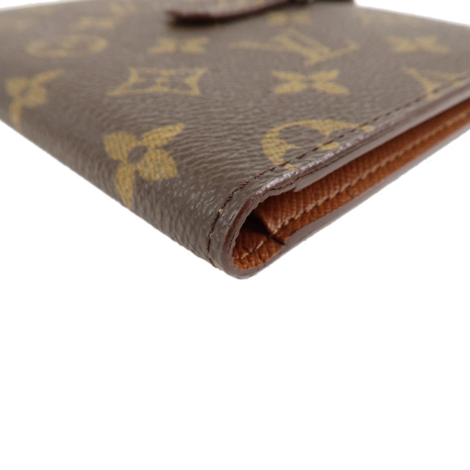 Louis Vuitton Monogram Pochette Photo Picture Holder Brown M58817 Used