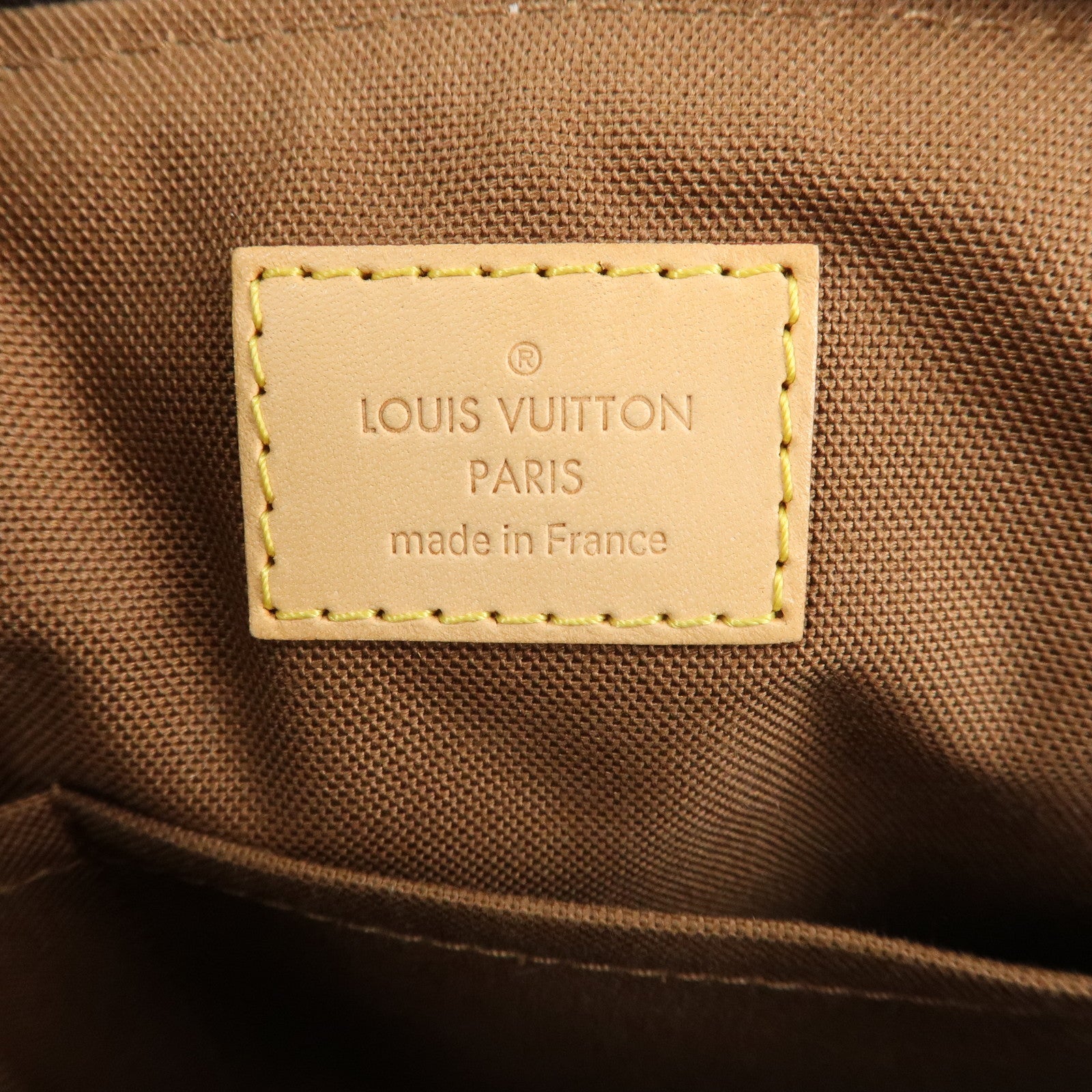 Louis Vuitton Monogram Tivoli PM Hand Bag Brown M40143 Used