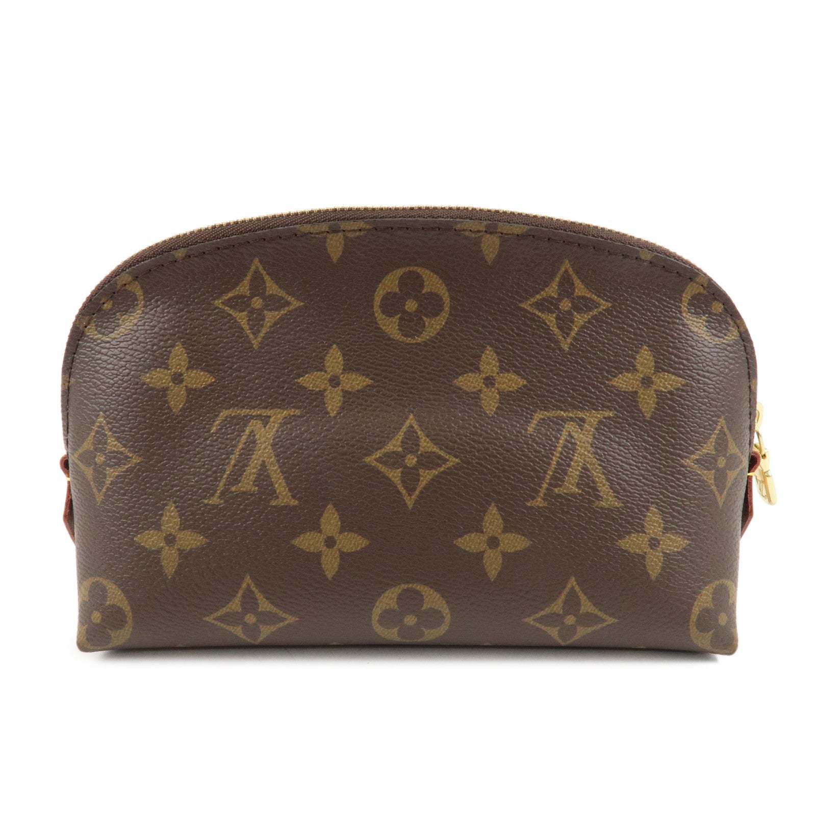 Louis Vuitton Monogram Pochette Cosmetic Pouch Brown M47515 Used