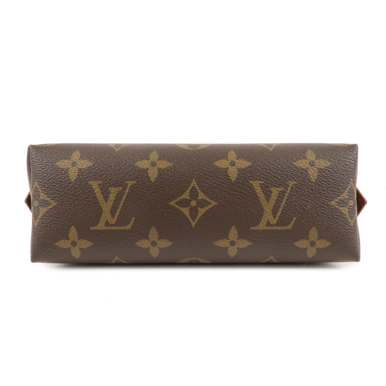 Louis Vuitton Monogram Pochette Cosmetic Pouch Brown M47515 Used