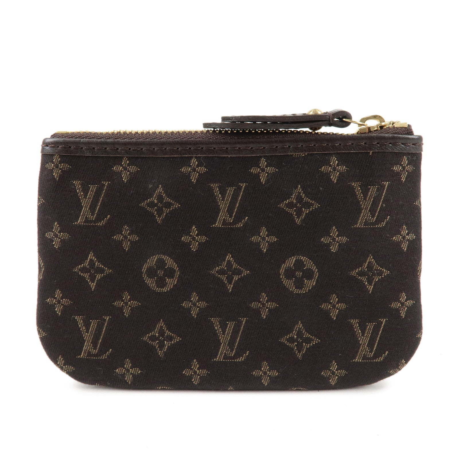 Louis Vuitton Monogram Mini Lin Pochette Cles Coin Case M95230 Used