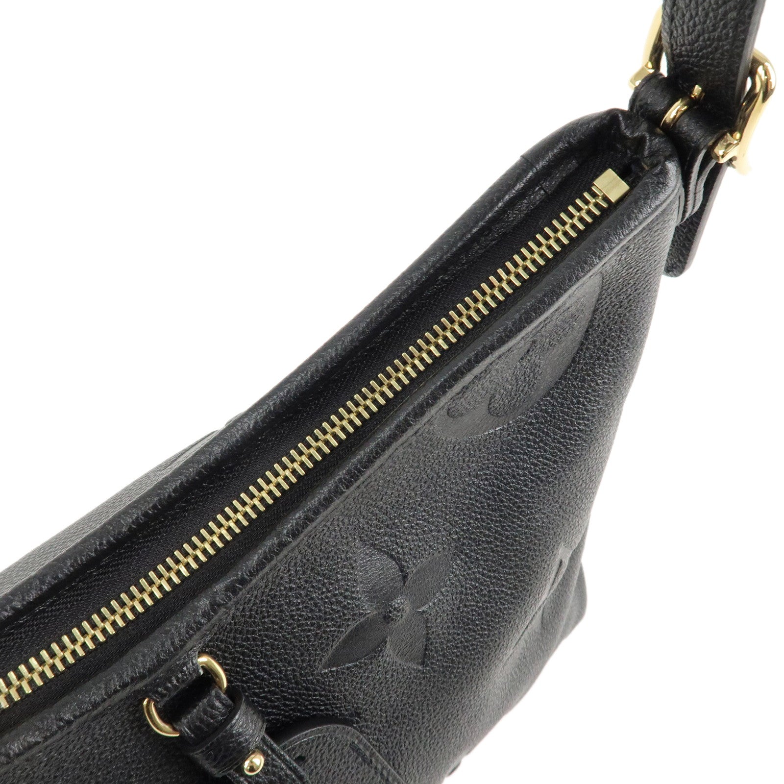 LOUIS VUITTON Monogram Empreinte Carry All Zip NM PM Noir M46288 Used