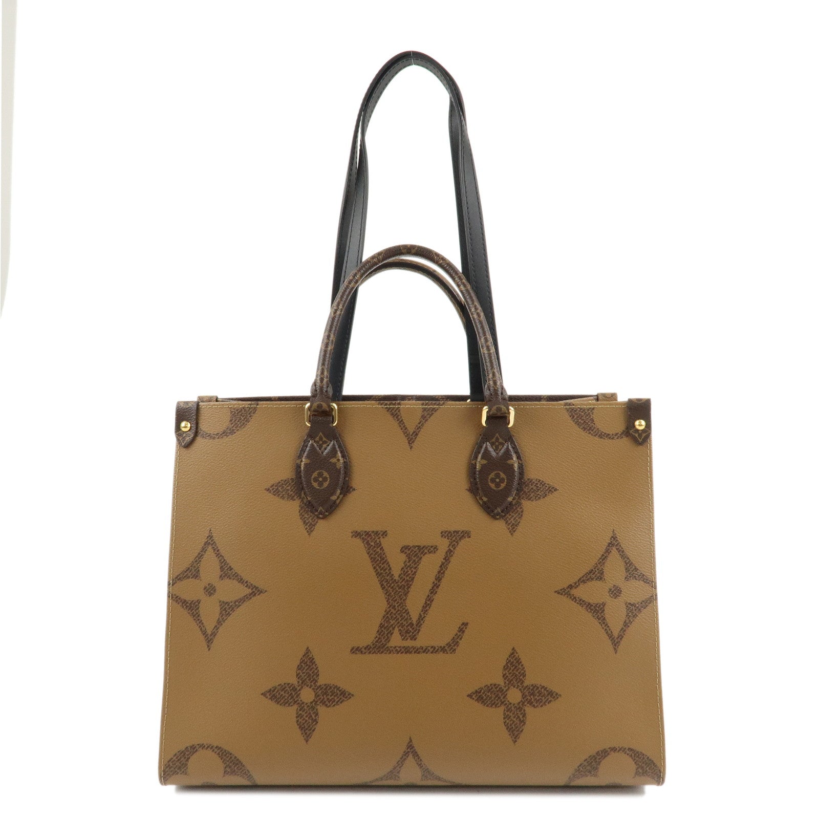 LOUIS VUITTON Monogram Giant Reverse On the Go MM Tote Bag M45321 Used