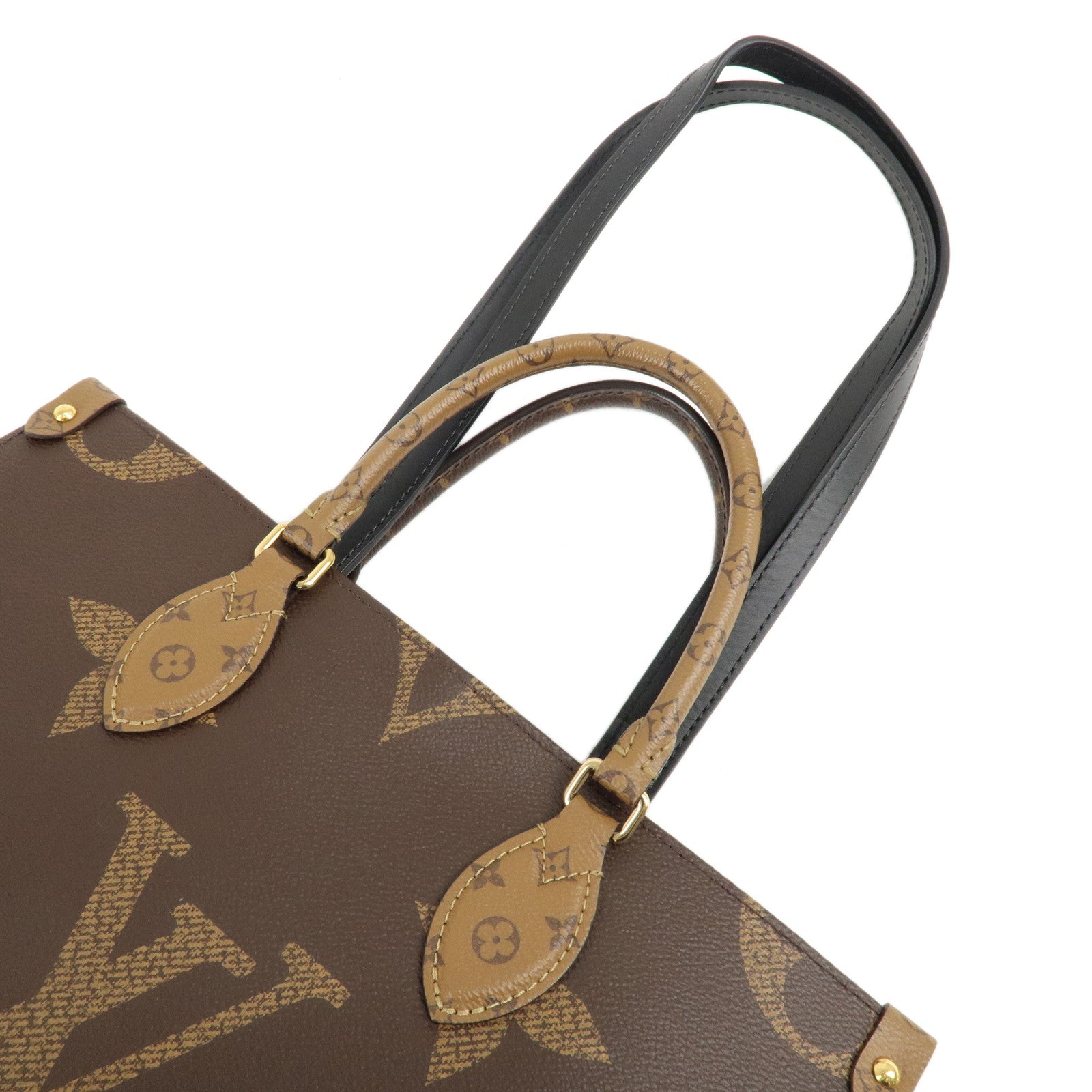 LOUIS VUITTON Monogram Giant Reverse On the Go MM Tote Bag M45321 Used