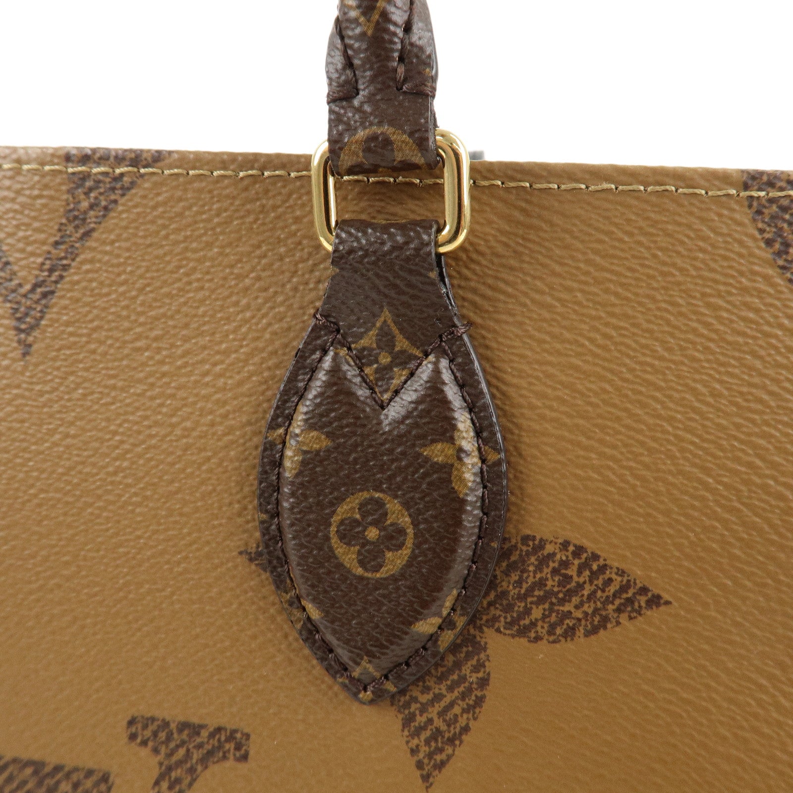 LOUIS VUITTON Monogram Giant Reverse On the Go MM Tote Bag M45321 Used