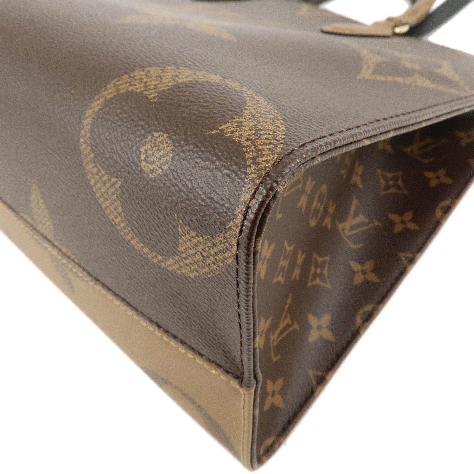 LOUIS VUITTON Monogram Giant Reverse On the Go MM Tote Bag M45321 Used