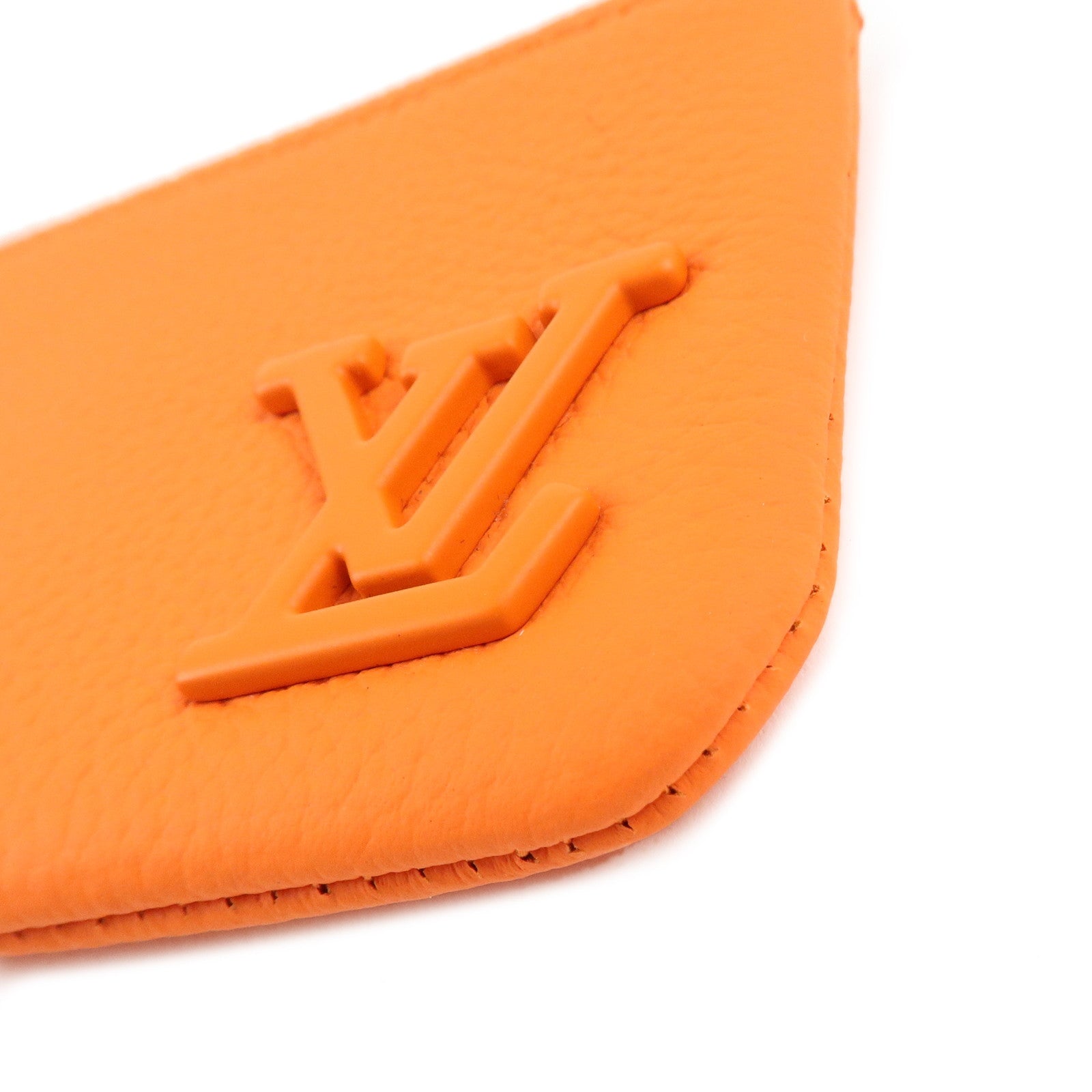 Louis Vuitton Aerogram Pochette Cles Coin Case Orange M81032 Used