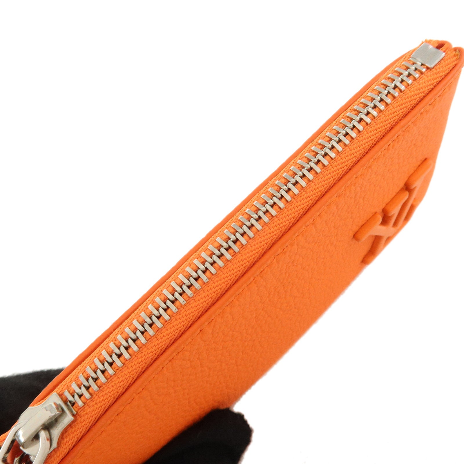 Louis Vuitton Aerogram Pochette Cles Coin Case Orange M81032 Used