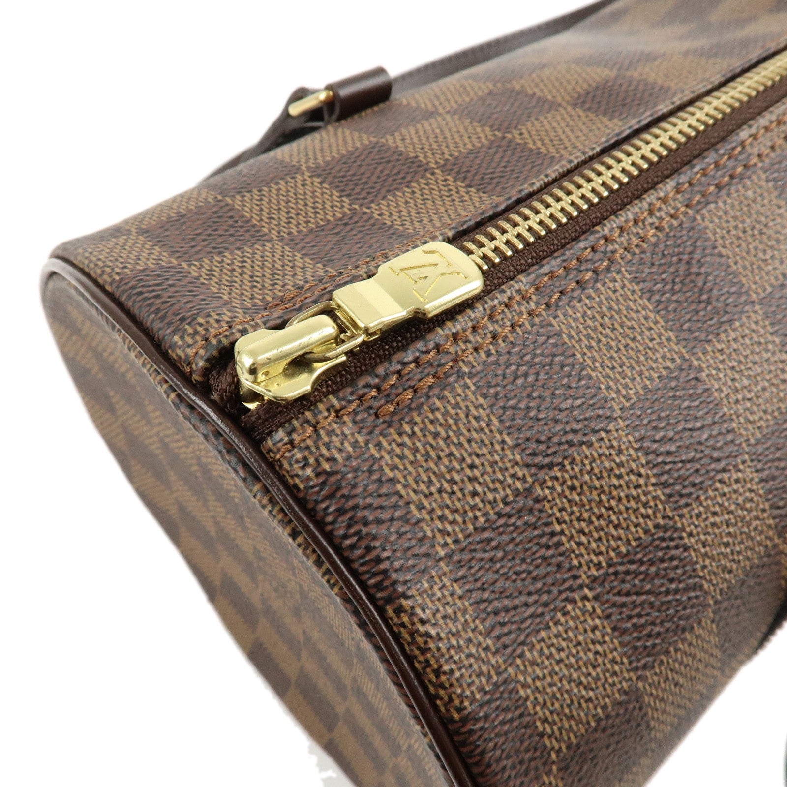 Louis Vuitton Damier Papillon 30 Hand Bag 
Pouch Brown N51303 Used